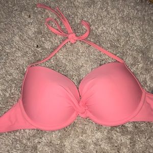 Hot pink bikini top